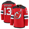 MATTH N.Jersey Devils #13 Nico Hischier Red Home Premium Jerseys