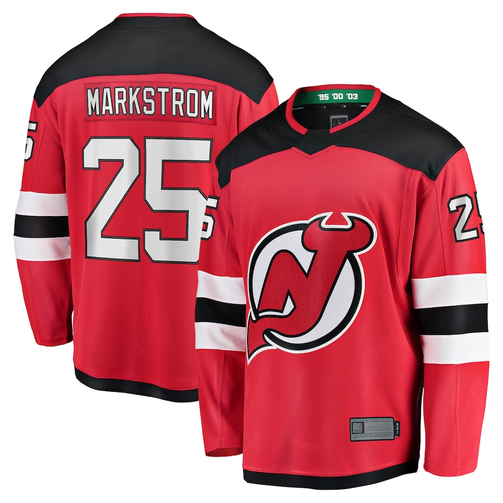 MATTH N.Jersey Devils #25 Jacob Markstrom Red Home Premier Breakaway Player Jerseys