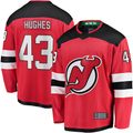 MATTH N.Jersey Devils #43 Luke Hughes Red Home Breakaway Player Jerseys