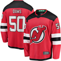 MATTH N.Jersey Devils #50 Nico Daws Red Home Breakaway Player Jerseys