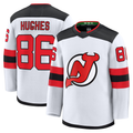 MATTH N.Jersey Devils #86 Jack Hughes White Away Premium Jerseys