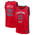 MATTH NO.Pelicans #22 Derik Queen Red Fast Break Replica Player Stitched Jerseys- Statement Edition