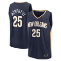 MATTH NO.Pelicans #25 Trey Murphy III Navy Fast Break Replica Stitched Jerseys- Icon Edition