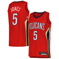 MATTH NO.Pelicans #5 Herbert Jones Red Swingman Stitched Jerseys- Statement Edition
