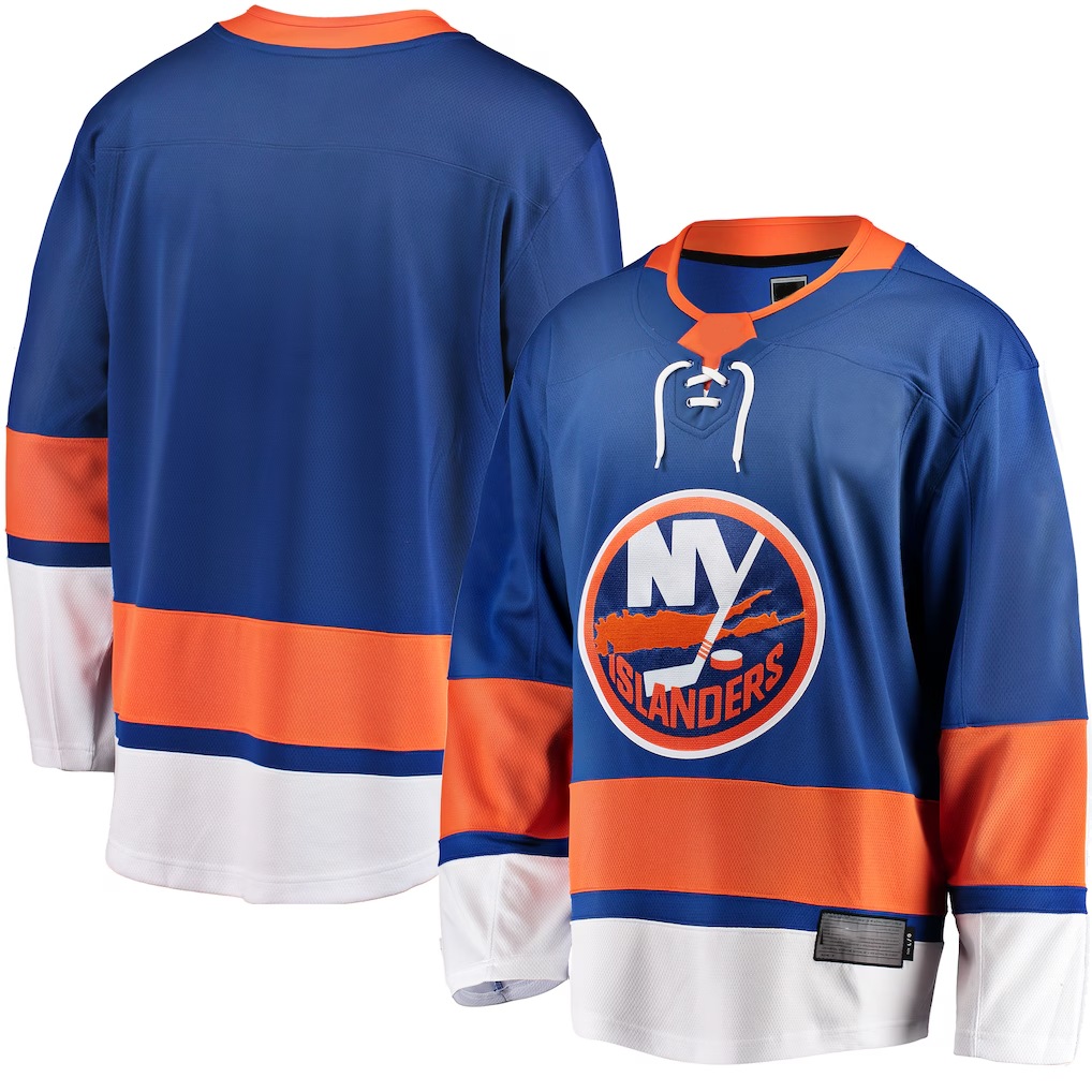 MATTH NY.Islanders Blue Breakaway Home Jerseys
