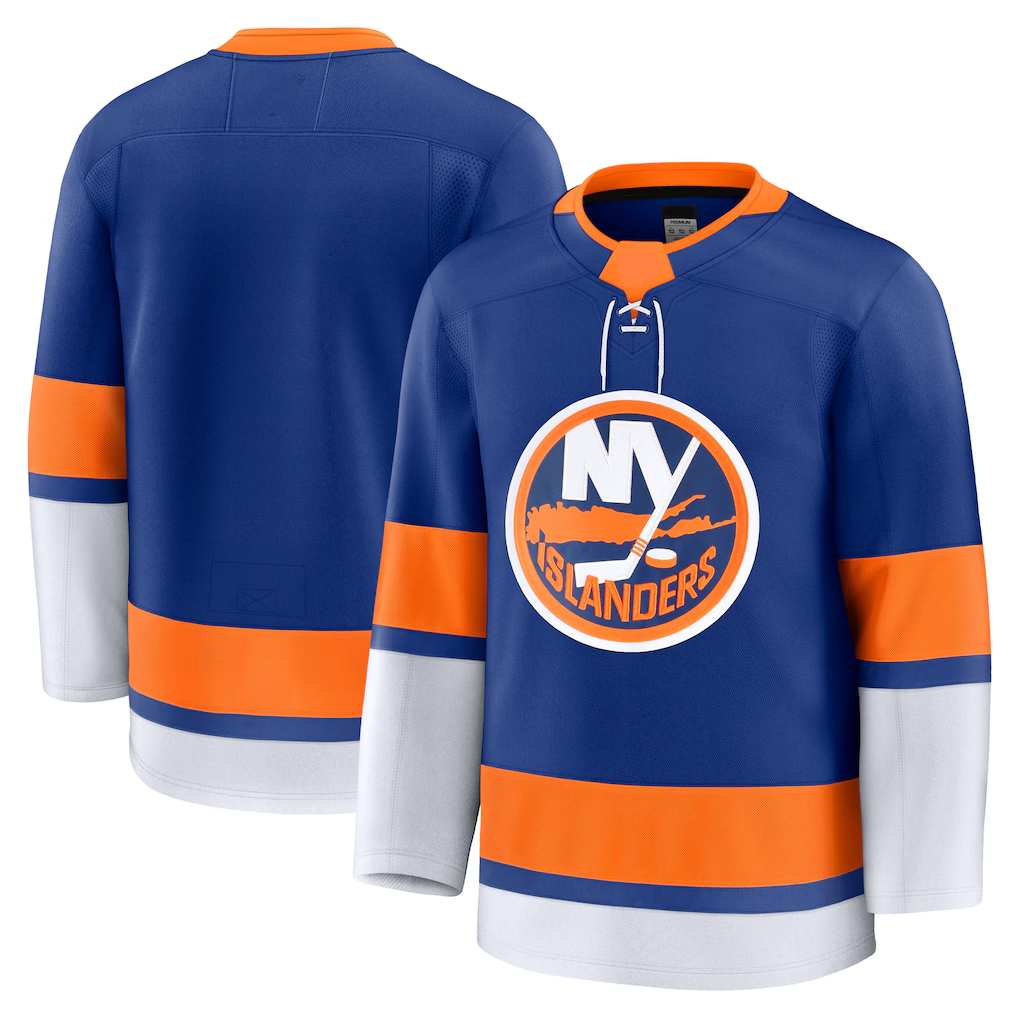 MATTH NY.Islanders Royal Home Premium Jerseys