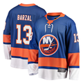 MATTH NY.Islanders #13 Mathew Barzal Royal Breakaway Player Jerseys
