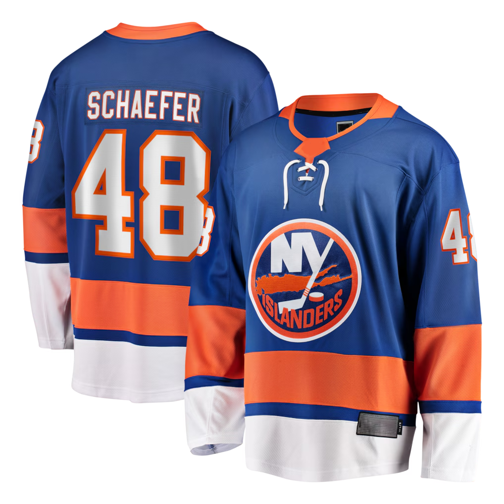 MATTH NY.Islanders #48 Matthew Schaefer Royal Home Breakaway Player Jerseys