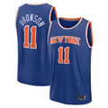 MATTH NY.Knicks #11 Jalen Brunson  Blue Fast Break Replica Player Jerseys - Icon Edition