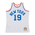 MATTH NY.Knicks #19 Nathaniel Clifton Mitchell & Ness White 1950-51 Pioneers Swingman Jerseys