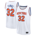 MATTH NY.Knicks #32 Karl-Anthony Towns  White Fast Break Replica Player Jerseys - Association Edition