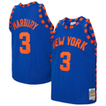 MATTH NY.Knicks #3 Stephon Marbury Mitchell & Ness Blue 200506 Hardwood Classics Swingman Jerseys