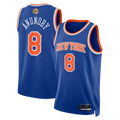 MATTH NY.Knicks #8 OG Anunoby Blue 2026  Finals Patch Swingman Jerseys - Icon Edition