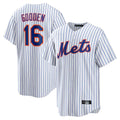 MATTH NY.Mets #16 Dwight Gooden Player White Home Replica Stitched Jerseys