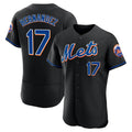 MATTH NY.Mets #17 Keith Hernandez Player Black Replica Home Limited Elite Stitched Jerseys