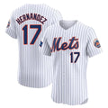 MATTH NY.Mets #17 Keith Hernandez Player White Home Limited Elite Stitched Jerseys