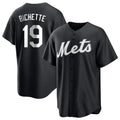 MATTH NY.Mets #19 Bo Bichette Player Black Home Game Stitched Jerseys