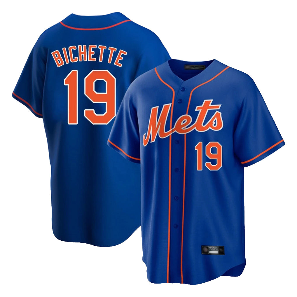 MATTH NY.Mets #19 Bo Bichette Player Royal Home Game Stitched Jerseys