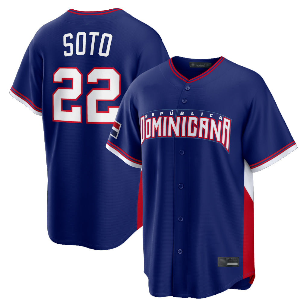 MATTH NY.Mets #22 Juan Soto Player Royal 2026 World Classic Home Limited Stitched Jerseys
