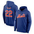 MATTH NY.Mets #22 Juan Soto Player Royal Club Pullover Hoodie Game Stitched Jerseys