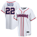 MATTH NY.Mets #22 Juan Soto Player White 2026 World Classic Home Limited Stitched Jerseys