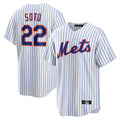 MATTH NY.Mets #22 Juan Soto Player White Home Game Stitched Jerseys
