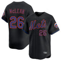 MATTH NY.Mets #26 Nolan McLean Player Black Alternate Home Limited Stitched Jerseys