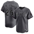 MATTH NY.Mets #26 Nolan McLean Player Gray City Connect Limited Stitched Jerseys