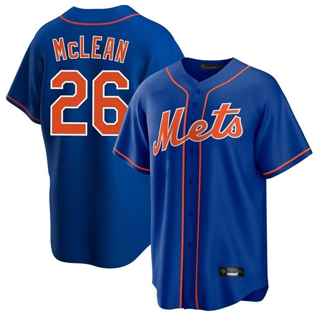 MATTH NY.Mets #26 Nolan McLean Player Royal Home Game Stitched Jerseys