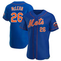 MATTH NY.Mets #26 Nolan McLean Player Royal Limited Elite Home Stitched Jerseys