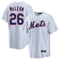 MATTH NY.Mets #26 Nolan McLean Player White Home Game Stitched Jerseys