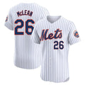 MATTH NY.Mets #26 Nolan McLean Player White Home Limited Elite Stitched Jerseys