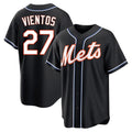 MATTH NY.Mets #27 Mark Vientos Player Black Fashion Out Game Stitched Jerseys