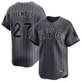 MATTH NY.Mets #27 Mark Vientos Player Gray City Connect Limited Stitched Jerseys
