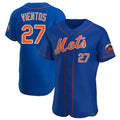 MATTH NY.Mets #27 Mark Vientos Player Royal Limited Elite Home Stitched Jerseys
