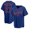 MATTH NY.Mets #27 Mark Vientos Player Royal T-shirt Home Game Stitched Jerseys