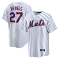 MATTH NY.Mets #27 Mark Vientos Player White Home Game Stitched Jerseys