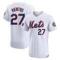 MATTH NY.Mets #27 Mark Vientos Player White Home Limited Elite Stitched Jerseys