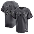 MATTH NY.Mets #34 Kodai Senga Player Gray City Connect Limited Stitched Jerseys