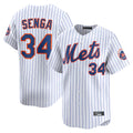 MATTH NY.Mets #34 Kodai Senga Player White Home Limited Stitched Jerseys