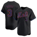 MATTH NY.Mets #3 Carson Benge Player Black Alternate Home Limited Stitched Jerseys
