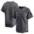 MATTH NY.Mets #3 Carson Benge Player Gray City Connect Limited Stitched Jerseys