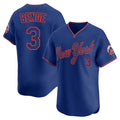 MATTH NY.Mets #3 Carson Benge Player Royal T-shirt Home Limited Elite Stitched Jerseys