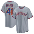 MATTH NY.Mets #41 Tom Seaver Player Gray Road Home Game Stitched Jerseys