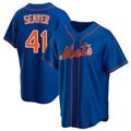 MATTH NY.Mets #41 Tom Seaver Player Royal Home Game Stitched Jerseys