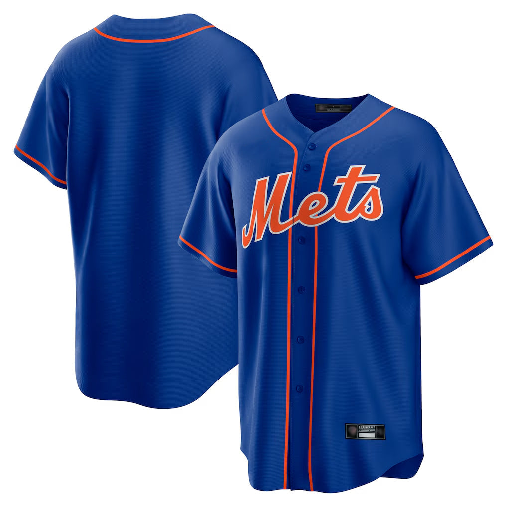 MATTH NY.Mets Blank Player Royal Home Game Stitched Jerseys