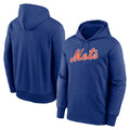 MATTH NY.Mets Blank Player Royal Primary Therma Hoodie Stitched Jerseys