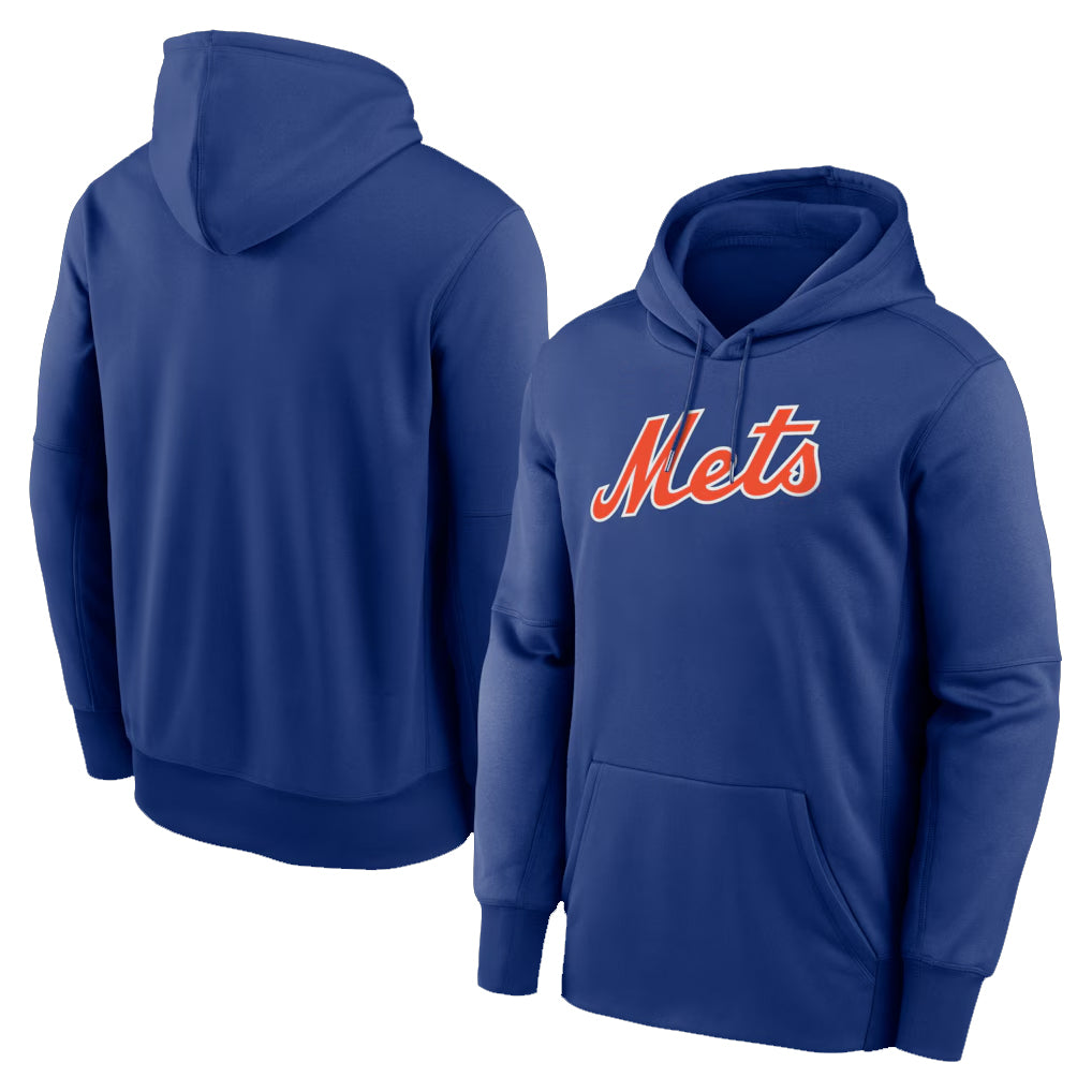MATTH NY.Mets Blank Player Royal Primary Therma Hoodie Stitched Jerseys