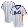 MATTH NY.Mets Blank Player White Cooperstown Collection T-shirt Home Stitched Jerseys