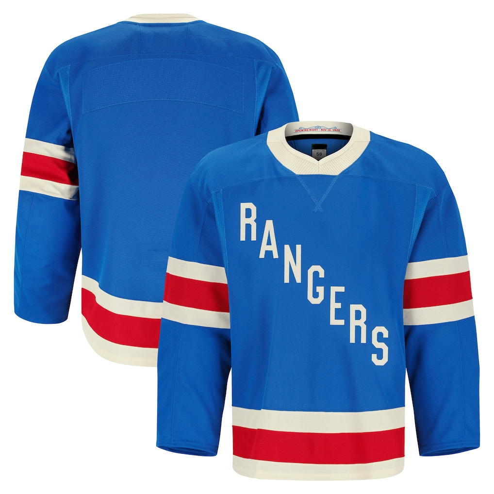 MATTH NY.Rangers Blue Centennial Authentic Pro Jerseys